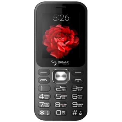 Фото 2. Sigma X-style 32 Boombox red, black кнопочный мобильный телефон