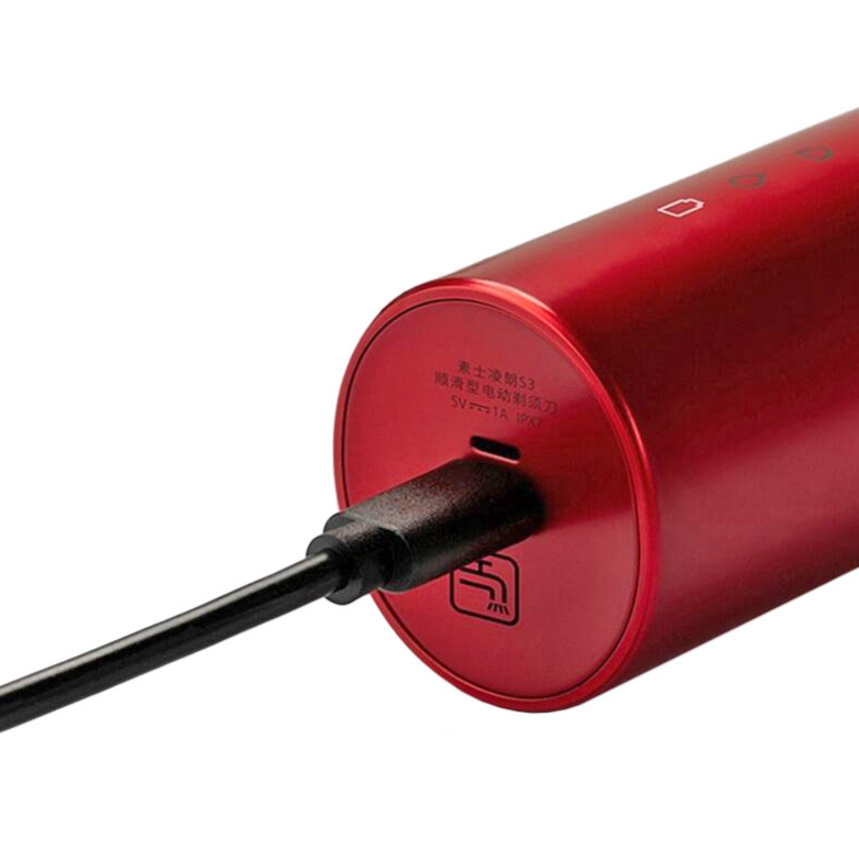Фото 2. Електробритва чоловіча SOOCAS Electric Shaver S3 Red/Gold Влагозащита: IPX7