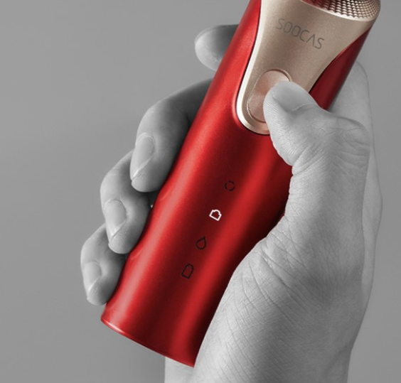Фото 6. Електробритва чоловіча SOOCAS Electric Shaver S3 Red/Gold Влагозащита: IPX7
