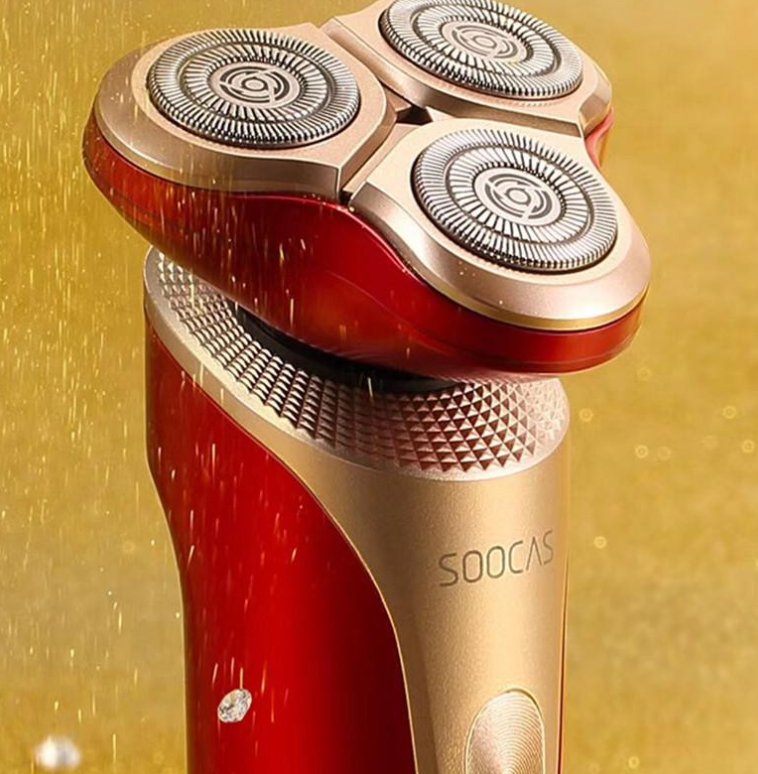 Фото 7. Електробритва чоловіча SOOCAS Electric Shaver S3 Red/Gold Влагозащита: IPX7