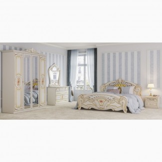 Класична спальня Кармен нова люкс з 4х дверною шафою