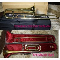 Музичні інструменти Тромбони Trombone - кулісні, помпові Труба багато фірмові