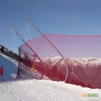 Сетки для безопасности горнолыжных спусков
