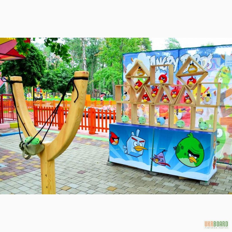 Аттракцион новинка Angry Birds для развлечения деток и взрослых