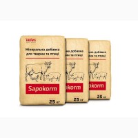 Сапокорм - мінеральна добавка для відгодівлі свиней, 25 кг
