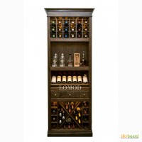 Элитный деревянный шкаф для вина Тироль