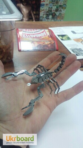 Фото 3. 3D пазл металлический Скорпион