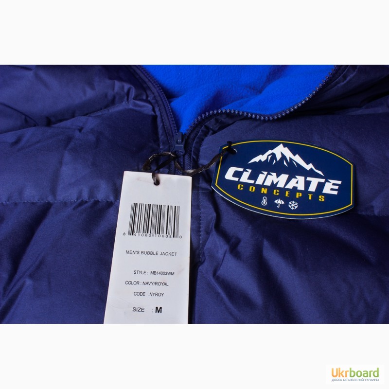 Фото 2. Куртка мужская зимняя Climate Concepts с флисовой подкладкой капюшоном