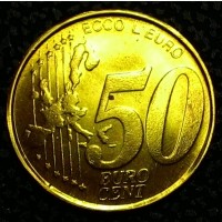 Ватикан 50 евро центов 2000 год п58 ПРОБА! РЕДКОСТЬ