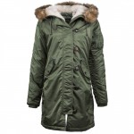 Женская зимняя куртка аляска Elyse Parka от Alpha Industries