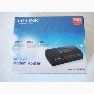 Модем - Роутер ADSL 2+ TP-Link TD-8816 для Интернет