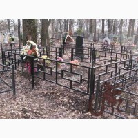 Изготовление и установка оградок, кованые оградки, оградки на кладбище