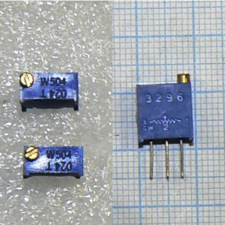 Резисторы подстроечные (потенциометры) 3296W 1вт Vatronics многооборотные керметные