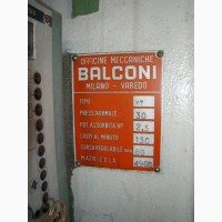 Продам бу ударно-механический пресс Балкони Итальянский 30т