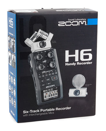 Фото 9. ZOOM H6 Six-Track Portable Handy Recorder; Портативный Диктофон