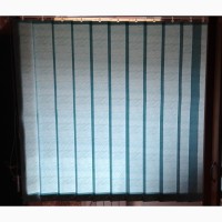 Жалюзи вертикальные тканевые 125х118 см синий/серый шторы жалюзи
