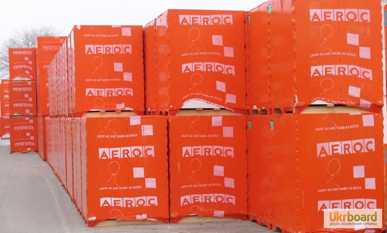 Фото 3. Реализуем газобетон AEROC Classik D-500, AEROK EcoTerm D-400