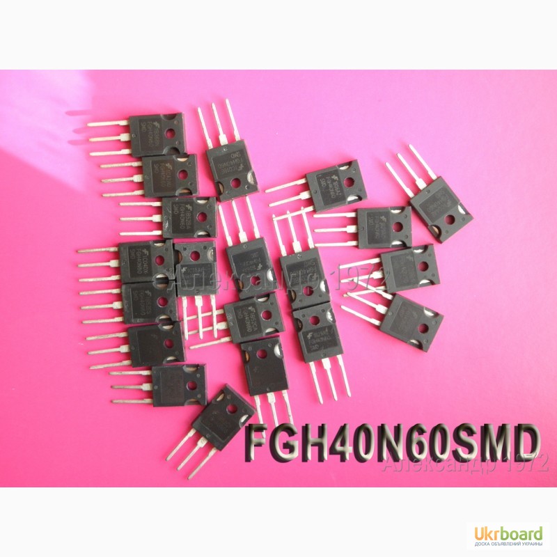 Фото 3. Продам FGH40N60SMD, 600V, 40A транзисторы для сварочных инверторов