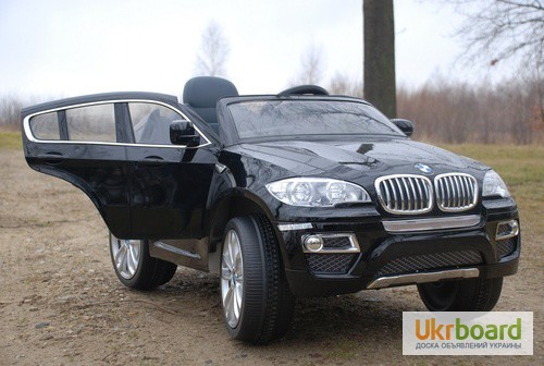 Фото 6. Электромобиль джип BMW X6, JJ258 с пультом и кожаным сиденьем