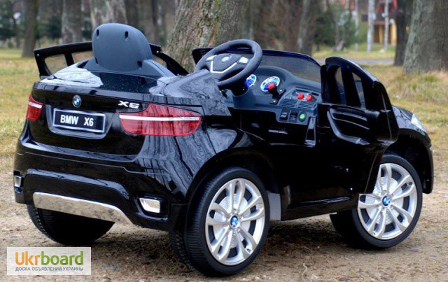 Фото 7. Электромобиль джип BMW X6, JJ258 с пультом и кожаным сиденьем