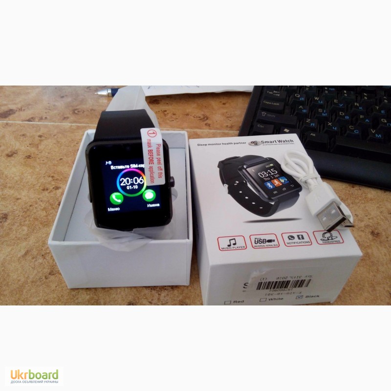 Фото 8. Smart watch смарт умные часы GT08 SIM+SD