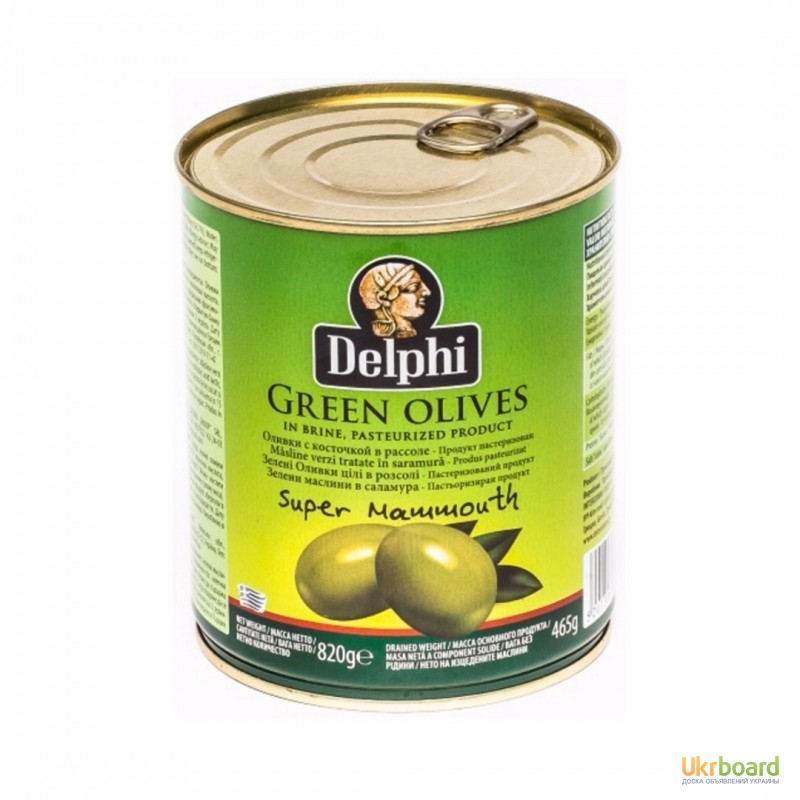Оливки и маслины Делфи / Delphi 850мл