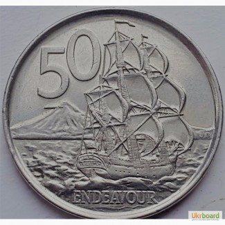 Новая Зеландия 50 центов 2006 год ОТЛИЧНАЯ