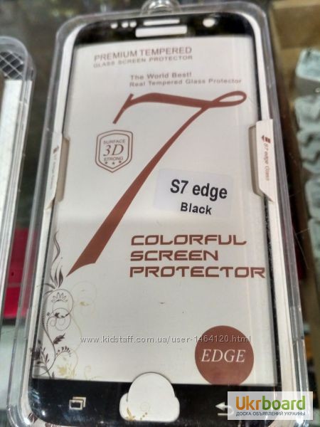 Фото 5. Прозрачное 3d стекло на Samsung G935 (S7 Edge) 3D 925 (S6 Edge) G928 (S6 Edge Plus