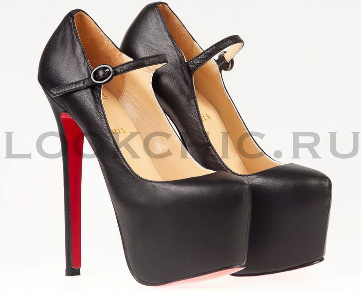 Фото 3. Шикарные женские черные туфли Christian Louboutin (копия)