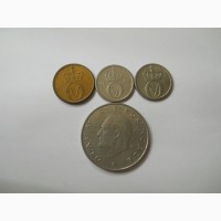 Монеты Норвегии (4 штуки)