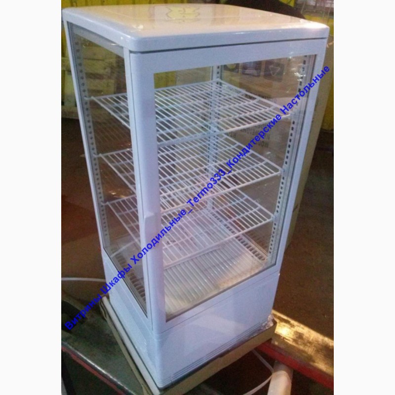 Фото 3. Вітрина настольна кондитерська холодильна нова, бу Frosty FL58 FL78 FL98 black white до 1м