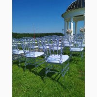 Аренда прозрачных стульев для выездной церемонии
