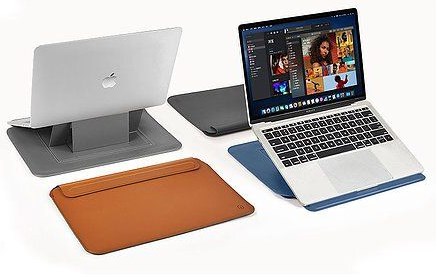 Фото 16. Чехол для планшета MacBook Air 13 (2018-20)/Pro 13 (2016-20) WIWU Skin Pro Slim Stand