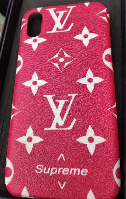 Фото 18. Чехол кожаный Louis Vuitton для iPhone X / Xs / 10 Форм-фактор – накладка