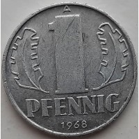 ГДР 1 пфенниг 1968 год 515