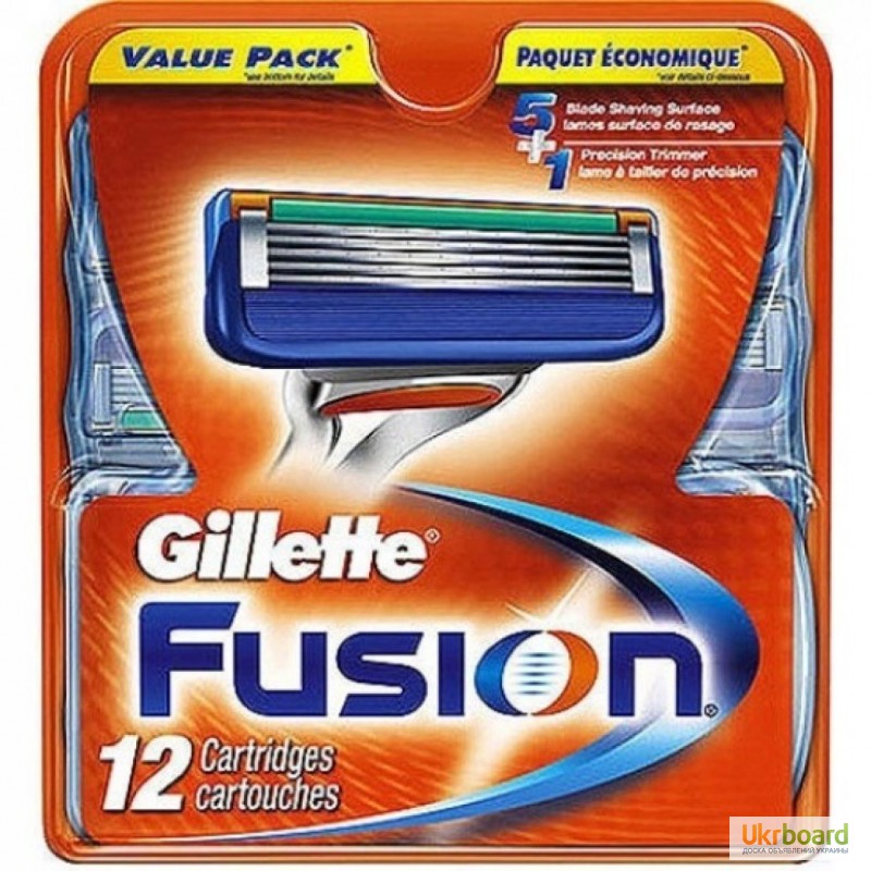 Фото 5. Лезвия Gillette Fusion 8 шт