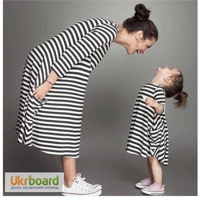 Фото 5. Производители нового тренда одинаковой одежды Мама и Дочка Juliana Style