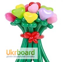 Фото 2. Цветы, букеты цветов и корзины с цветами из воздушных шаров