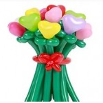 Цветы, букеты цветов и корзины с цветами из воздушных шаров