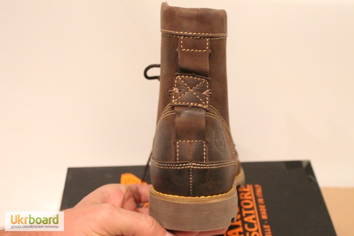 Фото 4. Ботинки Timberland коричневые (мех или ткань)