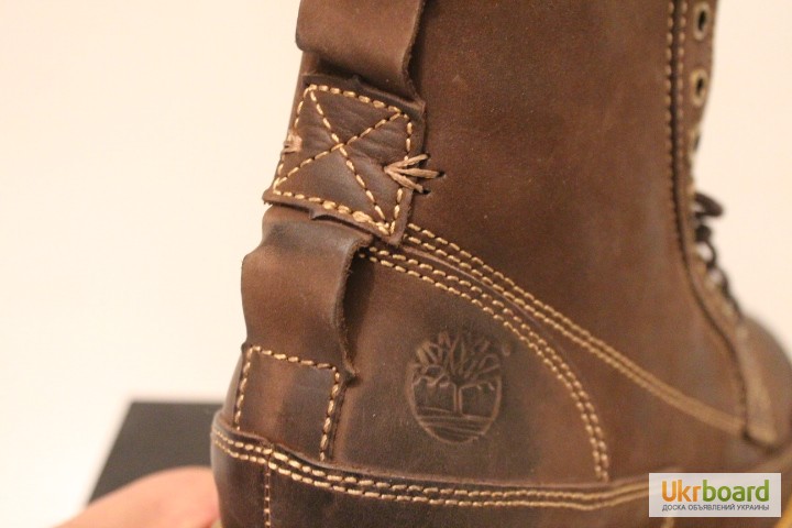 Фото 5. Ботинки Timberland коричневые (мех или ткань)