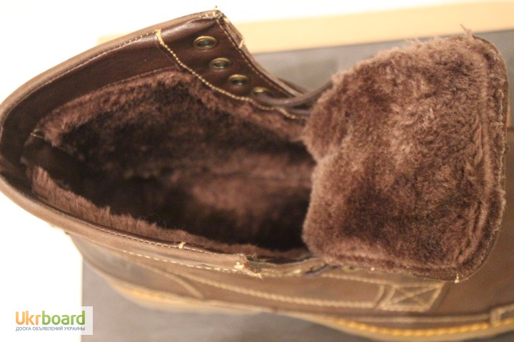 Фото 6. Ботинки Timberland коричневые (мех или ткань)