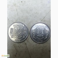 Продам монету Украины 1 копейка 1992г