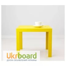 Фото 5. Стильный Придиванный столик, белый, черный LACK Икеа Ikea