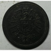 Германия 1 пфенниг 1888 год ОТЛИЧНЫЙ СОХРАН