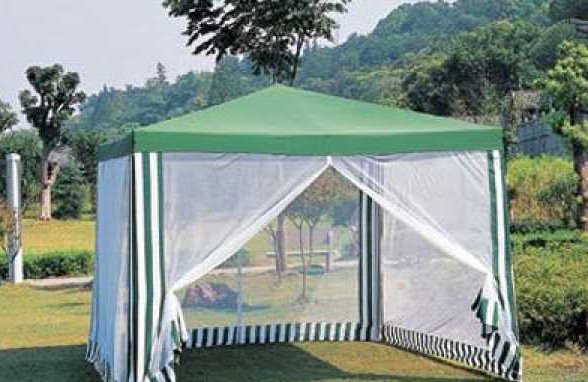 Садовый павильон-шатер с москитной сеткой 3 х 3 м