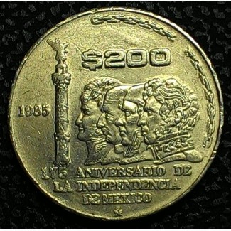 Мексика 200 песо 1985 год