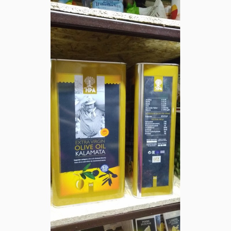 HPA Extra Virgin - это фермерское органическое оливковое масло первого отжима, полученное