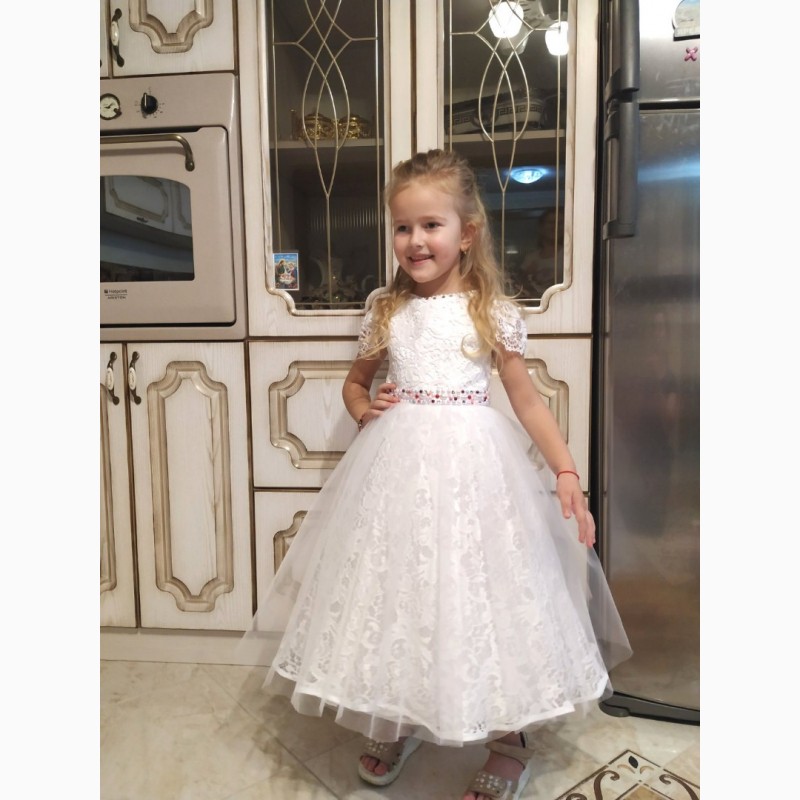 Фото 2. Нарядное платье Инга для девочек 4-5 лет