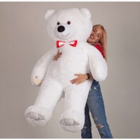 Большой плюшевый медведь Мистер 160 см. (белый)